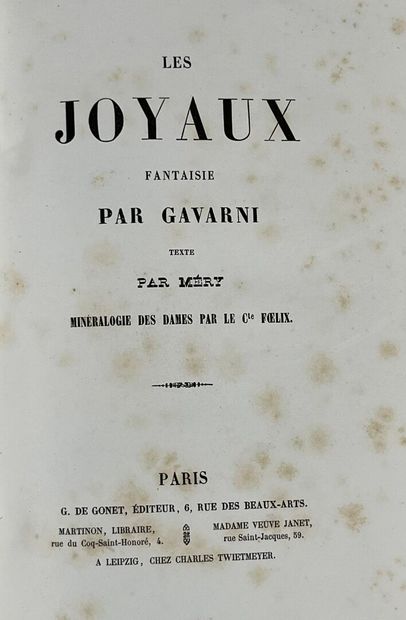 GAVARNI. MÉRY (Joseph); FOELIX (Count). Les...