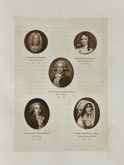 [Genealogy. Brittany]. MOUSSET (Albert)....