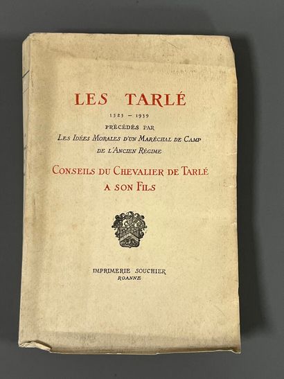[Genealogy]. TARLÉ (Antoine de), et al. Les...