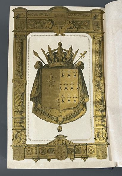 [Romantic boards]. Set of 9 large in-8° volumes...