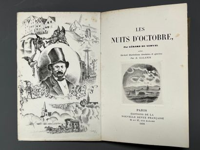 GALANIS. NERVAL (Gérard de). Les nuits d'octobre....
