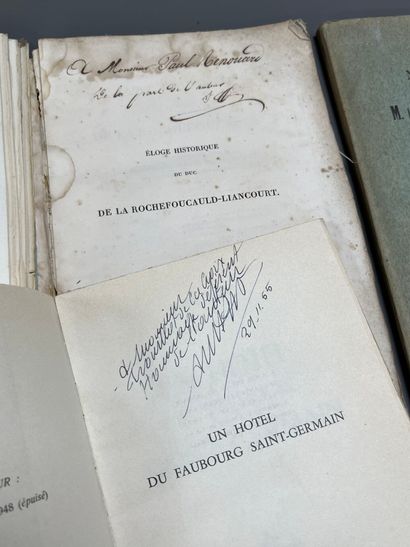 [Aristocratie]. LOT de livres reliés et brochés...