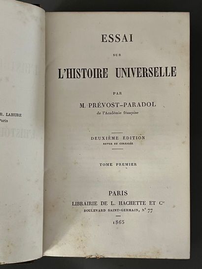 [Manette]. [Littérature]. [Histoire & Géographie]....