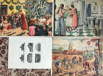 [Divers]. LOT d'environ 25 affiches :
- TABLEAUX...