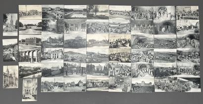 [Paris]. [Versailles]. [Champagne]. LOT d'environ...
