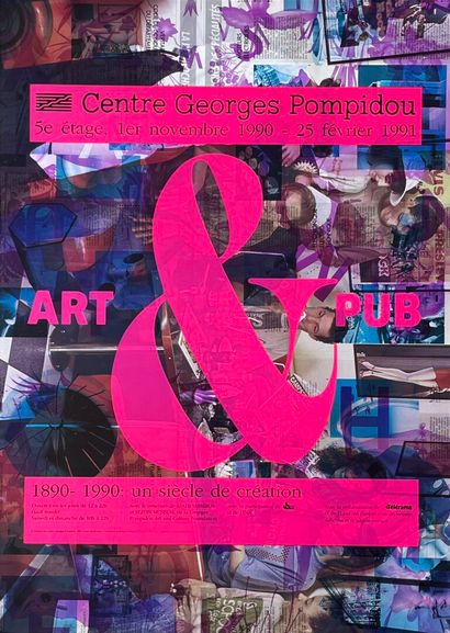 [Centre Georges Pompidou]. LOT de 20 affiches...