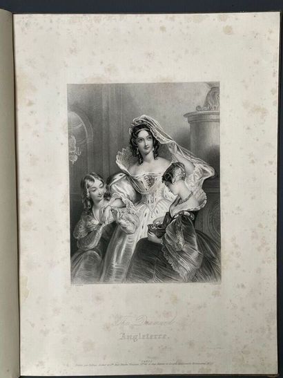 L'écrin recueil de douze gravures anglaises,...