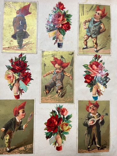 ALBUM DE COLLECTION comprenant diverses images...
