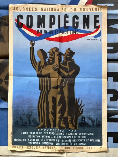 [Compiègne]. [Oise]. LOT de 13 AFFICHES et...