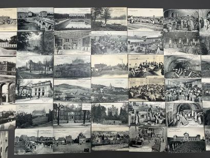 [Paris]. [Versailles]. [Champagne]. LOT d'environ...