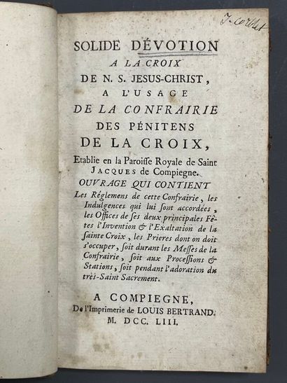 [Manette]. [Religion]. [Varia]. LOT de livres...