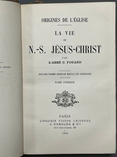 LOT de livres XIXe et XXe siècle comprenant...