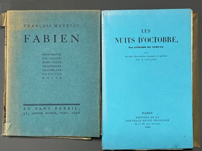 GALANIS. NERVAL (Gérard de). Les nuits d'octobre....