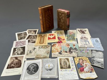 [Religion]. Petit LOT de missels et images...