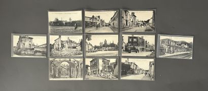 [Militaria].[WWI]. LOT de 10 cartes postales...