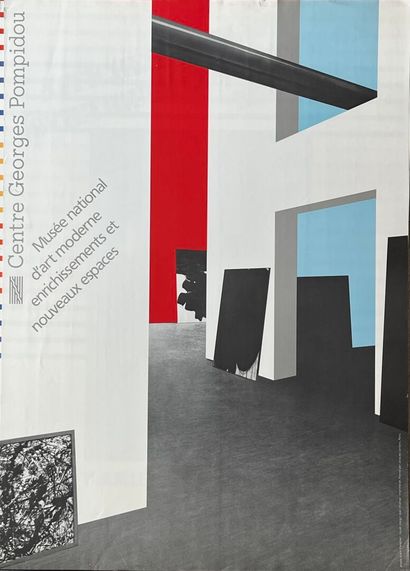 [Centre Georges Pompidou]. LOT de 20 affiches...
