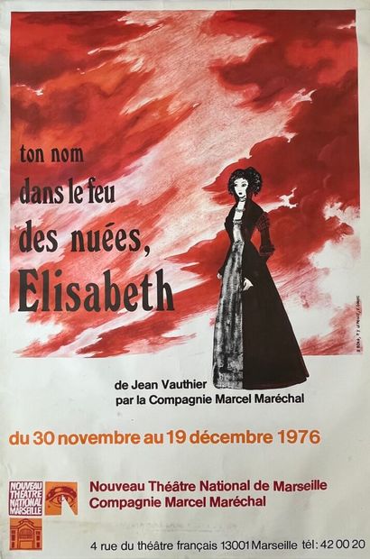 [Théâtre]. LOT de 12 affiches comprenant...