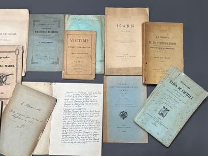 [Aristocratie]. LOT de livres reliés et brochés...