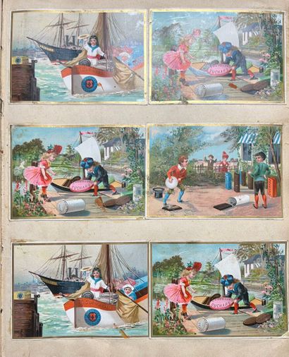 ALBUM DE COLLECTION comprenant diverses images...