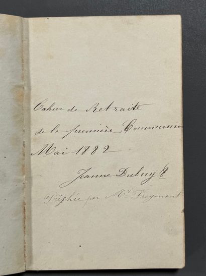 [Religion]. LOT de coffrets, livres et cahier...