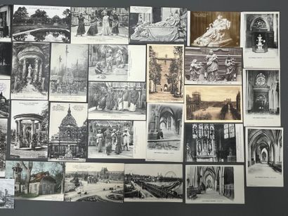 [Paris]. [Versailles]. [Champagne]. LOT d'environ...