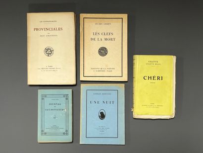 [Littérature]. Ensemble de 5 volumes brochés...