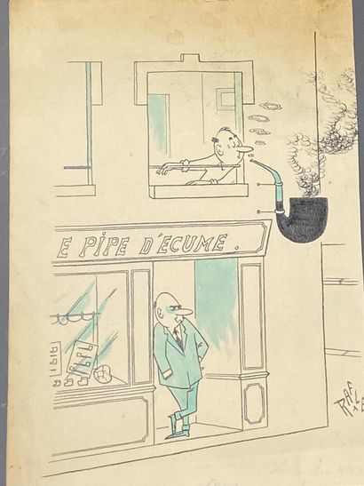 Michel FERAL dit RAFLE (né en 1924)
- E Pipe...