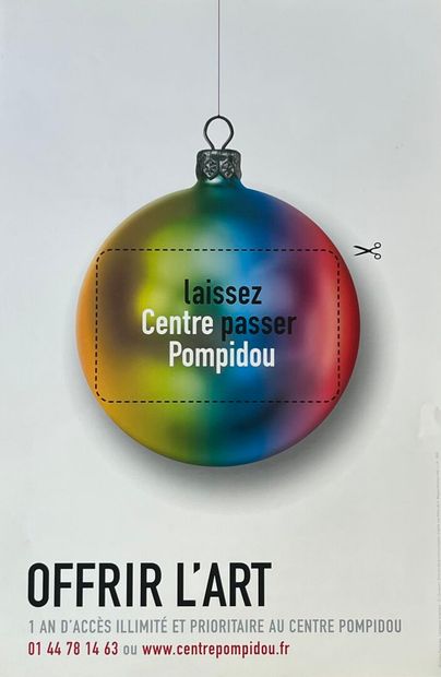 [Centre Georges Pompidou]. LOT de 20 affiches...