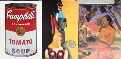 [Divers]. LOT d'environ 25 affiches :
- TABLEAUX...