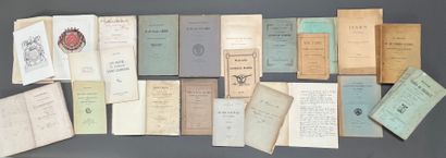 [Aristocratie]. LOT de livres reliés et brochés...