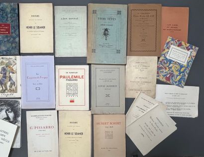 [Beaux-arts]. LOT de livres reliés et brochés...