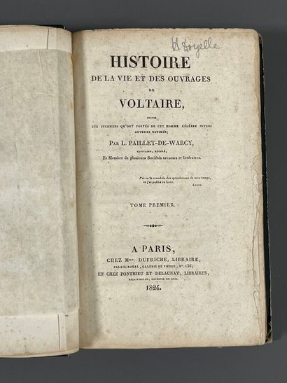 PAILLET DE WARCY (L.). Histoire de la vie...