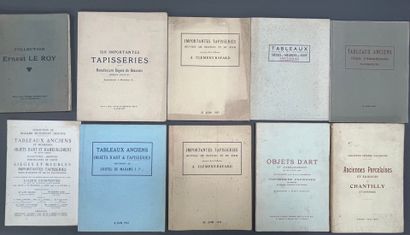 [Collections]. [Catalogues]. LOT de catalogue...