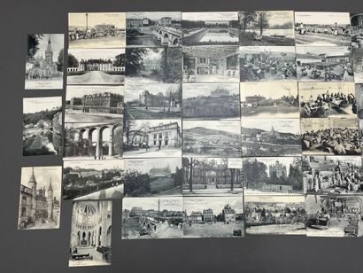 [Paris]. [Versailles]. [Champagne]. LOT d'environ...