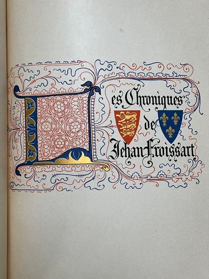 WITT ( Mme de). Les chroniques de Jehan Froissart....