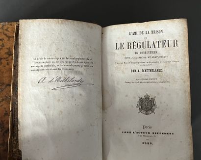 [Droit]. LOT de codes civils et divers comprenant...