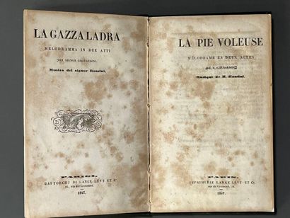 [Rossini]. [Opéra]. ROSSINI (Gioachino) &...