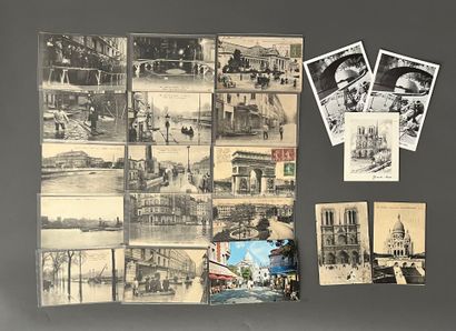 [Paris]. [Crue de la Seine]. LOT de diverses...