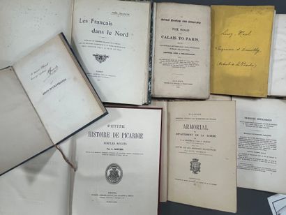 [Picardie]. [Aisne & divers]. LOT de livres...