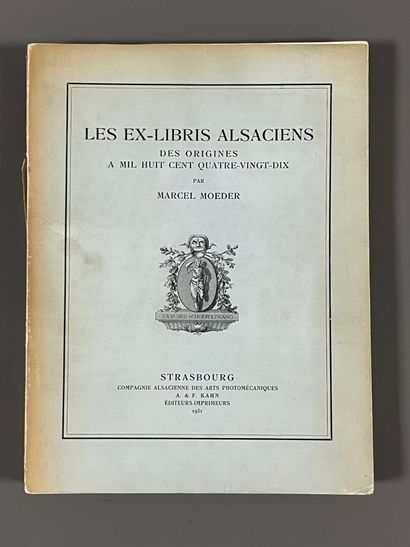 [Ex-libris]. [Alsatica]. MOEDER (Marcel)....