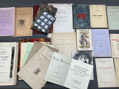 [Beaux-arts]. LOT de livres reliés et brochés...