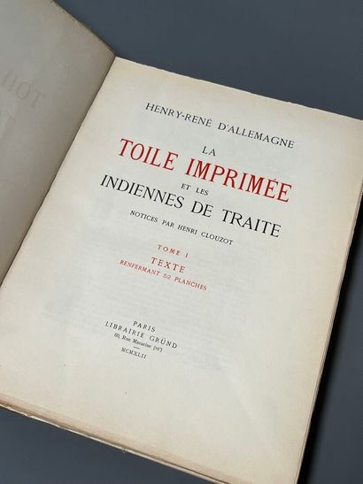 ALLEMAGNE (Henry-René). La toile imprimée...