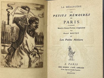 BOUTET. LA MÉSANGÈRE (Pierre de). Petits...