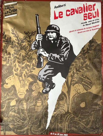 [Théâtre]. LOT de 12 affiches comprenant...