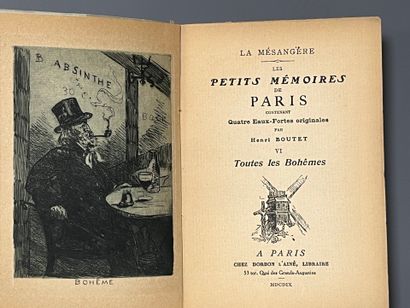 BOUTET. LA MÉSANGÈRE (Pierre de). Petits...
