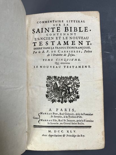 [Manette]. [Religion]. [Catholicisme]. LOT...