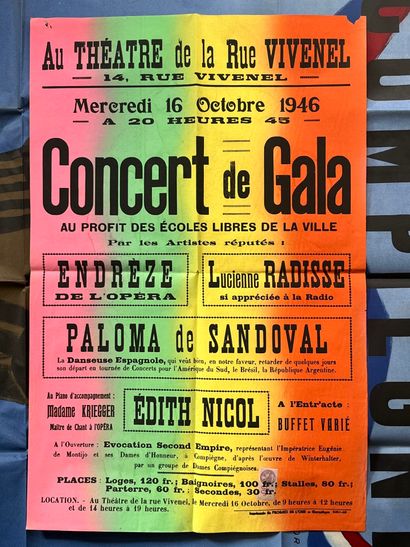 [Compiègne]. [Oise]. LOT de 13 AFFICHES et...