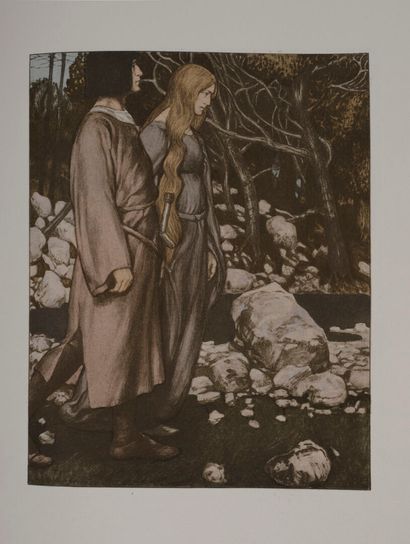 ENGELS. BÉDIER (Joseph). Le roman de Tristan...