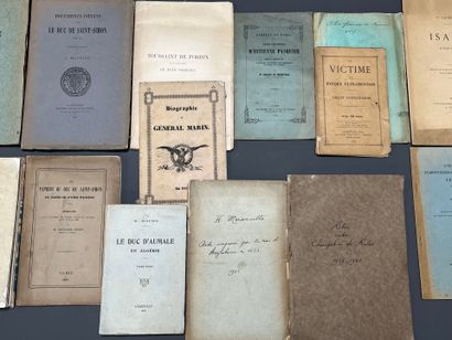 [Aristocratie]. LOT de livres reliés et brochés...