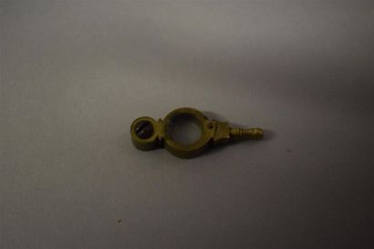 Microscope en laiton et ivoire, modèle dit...